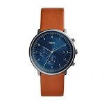 Fossil Men's Chase Timer Luggage Leather Watch FS5486