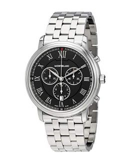 Montblanc Tradition Chronograph Black Dial Mens Watch 117048