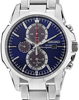 Seiko Gents Solar Powered Chronograph Watch SSC085P1