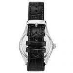 Stuhrling Original MoonPhase Dress Watch - Stainless Steel Case and Leather Band