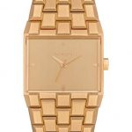 NIXON Ticket A1263 - All Gold - 51M Water Resistant Men's Analog Fashion Watch (34mm Watch Face, 30mm-23mm Stainless Steel Band)