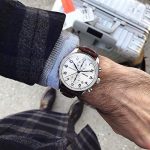 Men's Chronograph Wrist Watches ROCOS Japanese Quartz Watch for Men Waterproof
