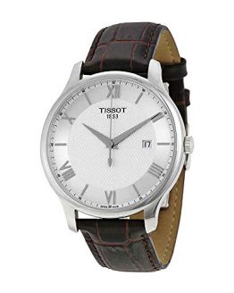 Tissot Men's Tradition Analog Display Swiss Quartz Brown Watch