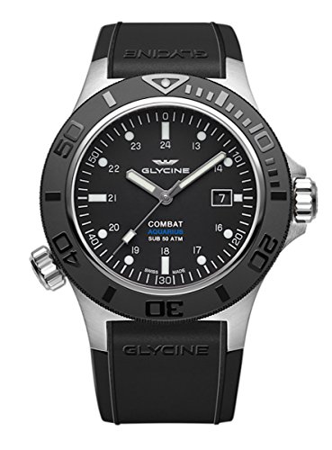 Glycine Combat Aquarius Swiss Automatic Watch: Dive into Time in Style and Durability