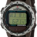 Timex Men's Expedition Digital Compass Watch with Leather and Nylon Strap - Model T77862