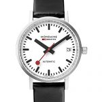 Mondaine Unisex Analog Display Swiss Automatic Black Watch
