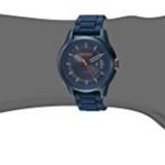 HUGO BOSS Men's Hong Kong Stainless Steel Quartz Watch with Rubber Strap, Blue
