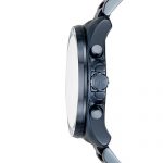 Michael Kors Men's Brecken Analog-Quartz Watch with Stainless-Steel Strap, Blue