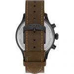 Timex Men's Expedition Field Chrono Analog Quartz Leather Strap, Brown