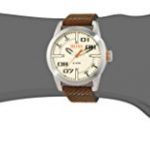 HUGO BOSS Men’s Oslo Quartz Watch – Stainless Steel Case & Brown Leather Strap ⌚️