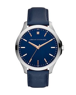 Armani Exchange Men's Analog Display Analog Quartz Blue Watch