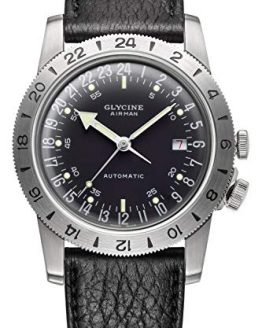 Glycine Airman No. 1 Limited Edition Automatic Black Dial Men's Watch GL0163