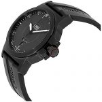 Oris Men's Sportsman Day Date Black DLC Case and Rubber Strap Watch
