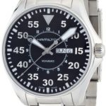 Hamilton Men's H64611135 Khaki Pilot Black Day Date Dial Watch
