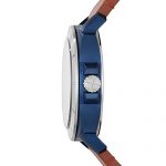 Fossil Watches Men's Stainless Steel Quartz Leather Strap, Brown, 24 Casual Watch