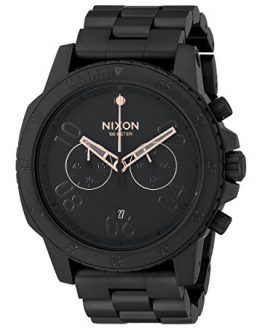 Nixon Men's A549957-00 Ranger Chrono Analog Display Quartz Black Watch