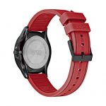 Hugo Men's #Jump Quartz Black IP and Rubber Strap Casual Watch, Color: Black