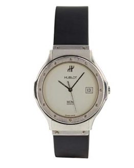Hublot Depose MDM Steel 36mm Black Rubber Men's Quartz Watch - A Timepiece of Uncompromising Quality
