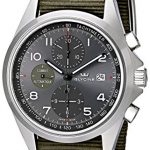 Glycine Unisex 3924-10AT-TB2 "Combat" Stainless Steel Automatic Watch with Green Nylon Band