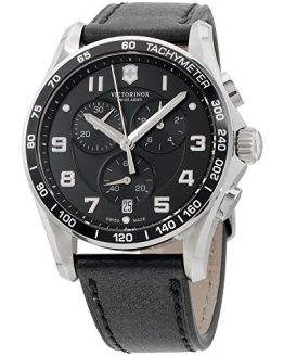 Victorinox Chrono Classic Quartz Movement Black Dial Men's Watch 241651