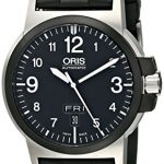 Oris Men's 73576414364RS BC3 Advanced Day Date Black Rubber Strap Watch