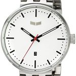 Vestal Unisex ROS3M003 Roosevelt Metal Analog Display Analog Quartz Silver Watch