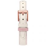Timex Women's Easy Reader 30mm Cream/Rose Gold-Tone Leather Strap Watch
