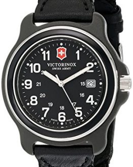 Victorinox Men's 249087 Original XL Black Stainless Steel Watch