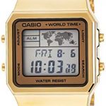 CASIO Men's Digital World TIME A500WGA-9DF Stainless Steel Watch
