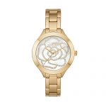 Michael Kors Women's Slim Runway Gold Tone Stainless Steel Watch MK3992
