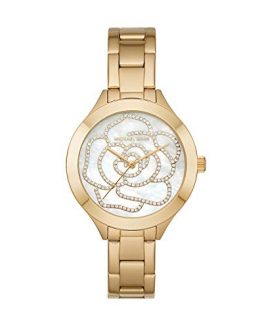 Michael Kors Women's Slim Runway Gold Tone Stainless Steel Watch MK3992