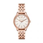 Michael Kors Women's Lexington Quartz Watch with Stainless-Steel-Plated Strap, Rose Gold, 14 (Model: MK6641)