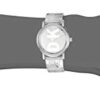 DKNY Women's Soho Quartz Watch – Stylish Silver Dial with Clear Polyurethane Strap