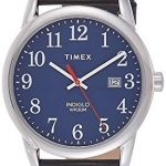 Timex Women's Easy Reader Color Pop 38mm Leather |Gray| Casual Watch TW2R62400