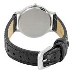 Seiko Women's Quartz Watch with Black Dial Analogue Display Quartz Leather