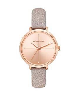 Michael Kors Women's Charley Rose Gold Leather Watch MK2794