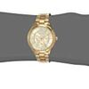 Michael Kors Women's Runway Quartz Watch with Stainless-Steel-Plated Strap, Gold