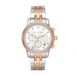 Michael Kors Women's Ritz Chronograph Tri-Tone Satinless Steel Watch MK6344