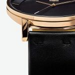 Adidas Watches Genuine Leather Strap Watch, 20mm Width (Gold/Black/Sunray. 40 mm).