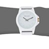Anne Klein Women's Quartz Metal and Silicone Dress Watch, Color: White - Elevate Your Style with Elegance and Precision