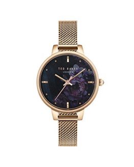 Ted Baker Women's Kate Quartz Watch with Stainless-Steel Strap, Rose Gold, 10 (Model: TE50070015)