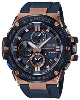 Men's Casio G-Shock G-Steel Black Resin Band Watch GSTB100G-2A