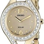 Seiko Women's SUP176 Swarovski Crystal-Accented Stainless Steel Solar Watch