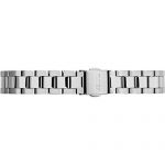 Timex Women's Easy Reader Silver-Tone/White Stainless Steel Bracelet Watch