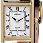 Seiko Women's SUP250 Stainless Steel Watch with Black Band