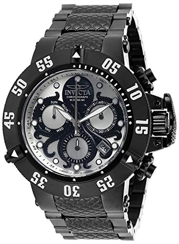 Invicta Men's Subaqua Analog Quartz Watch with Stainless Steel Strap, Black, 28 (Model: 27867) Invicta Men's Subaqua Analog Quartz Watch with Stainless Steel Strap, Black, 28 (Model: 27867)