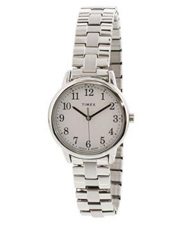 Timex Women's Easy Reader TW2R58700 Silver Stainless-Steel Analog Quartz Dress Watch