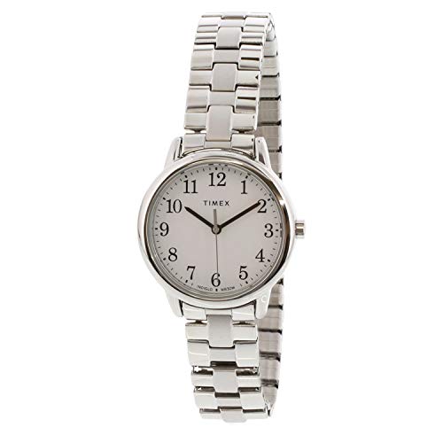 Timex Women's Easy Reader TW2R58700 Silver Stainless-Steel Analog Quartz Dress Watch