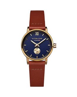 VICTORIA HYDE Retro Women Wristwatches Small Dial Analog Quartz Watches for Ladies