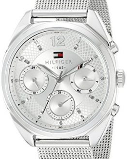 Tommy Hilfiger Women's Sophisticated Sport Silver-Tone Stainless Steel Watch